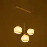 GLOBOSTAR® YASAM 203-0027 Vintage Κρεμαστό Φωτιστικό Οροφής με Ντουί 3 x E27 AC 220-240V IP20 - Λευκό - Μ45 x Π18 x Υ30cm - Image 3