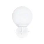 GLOBOSTAR® DALPH 203-0030 Vintage Φωτιστικό Τοίχου - Απλίκα με Ντουί 1 x E27 AC 220-240V IP20 - Λευκό - M18 x Π15 x Υ23cm - Image 4