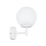 GLOBOSTAR® DALPH 203-0030 Vintage Φωτιστικό Τοίχου - Απλίκα με Ντουί 1 x E27 AC 220-240V IP20 - Λευκό - M18 x Π15 x Υ23cm - Image 5