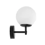 GLOBOSTAR® DALPH 203-0032 Vintage Φωτιστικό Τοίχου - Απλίκα με Ντουί 1 x E27 AC 220-240V IP20 - Μαύρο & Λευκό - M18 x Π15 x Υ23cm - Image 5