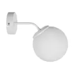 GLOBOSTAR® DALPH 203-0035 Vintage Φωτιστικό Τοίχου - Απλίκα με Ντουί 1 x E27 AC 220-240V IP20 - Λευκό - M15 x Π25 x Υ22cm - Image 5