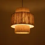 GLOBOSTAR® SALTO 203-0037 Boho Κρεμαστό Φωτιστικό Οροφής με Ντουί 1 x E27 AC 220-240V IP20 - Μπεζ - M40 x Π40 x Υ42cm - Image 3