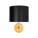 GLOBOSTAR® RALPH 203-0040 Vintage Φωτιστικό Τοίχου - Απλίκα με Ντουί 1 x E27 AC 220-240V IP20 - Χρυσό & Μαύρο - Μ22 x Π29 x Υ30cm - Image 4
