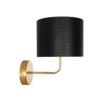 GLOBOSTAR® RALPH 203-0040 Vintage Φωτιστικό Τοίχου - Απλίκα με Ντουί 1 x E27 AC 220-240V IP20 - Χρυσό & Μαύρο - Μ22 x Π29 x Υ30cm - Image 5