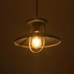 GLOBOSTAR® BILLA 203-0042 Vintage Κρεμαστό Φωτιστικό Οροφής με Ντουί 1 x E27 AC 220-240V IP20 - Μαύρο & Χρυσό - M30.5 x Π30.5 x Υ20cm - Image 3