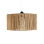 GLOBOSTAR® KYCLOS 203-0049 Boho Κρεμαστό Φωτιστικό Οροφής με Ντουί 1 x E27 AC 220-240V IP20 - Μπεζ - M40 x Π40 x Υ25.5cm - Image 5