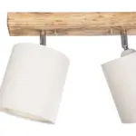 GLOBOSTAR® CUP 203-0056 Vintage Φωτιστικό Οροφής με Ντουί 2 x E27 AC 220-240V IP20 - Λευκό & Μπεζ - Μ42 x Π14 x Υ26cm - Image 6