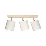 GLOBOSTAR® CUP 203-0058 Vintage Φωτιστικό Οροφής με Ντουί 3 x E27 AC 220-240V IP20 - Λευκό & Μπεζ - Μ60 x Π14 x Υ26cm - Image 5