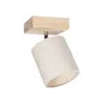 GLOBOSTAR® CUP 203-0060 Vintage Φωτιστικό Οροφής με Ντουί 1 x E27 AC 220-240V IP20 - Λευκό & Μπεζ - Μ14.5 x Π14.5 x Υ25cm - Image 5