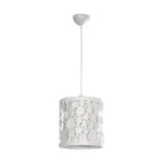 GLOBOSTAR® PETAL 203-0065 Μοντέρνο Κρεμαστό Φωτιστικό Οροφής με Ντουί 1 x E27 AC 220-240V IP20 - Λευκό - Μ23 x Π23 x Υ30cm - Image 4