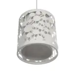 GLOBOSTAR® PETAL 203-0065 Μοντέρνο Κρεμαστό Φωτιστικό Οροφής με Ντουί 1 x E27 AC 220-240V IP20 - Λευκό - Μ23 x Π23 x Υ30cm - Image 6