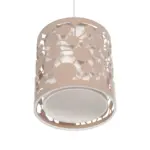 GLOBOSTAR® PETAL 203-0066 Μοντέρνο Κρεμαστό Φωτιστικό Οροφής με Ντουί 1 x E27 AC 220-240V IP20 - Ροζ - Μ23 x Π23 x Υ30cm - Image 6
