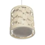 GLOBOSTAR® PETAL 203-0067 Μοντέρνο Κρεμαστό Φωτιστικό Οροφής με Ντουί 1 x E27 AC 220-240V IP20 - Μπεζ - Μ23 x Π23 x Υ30cm - Image 6
