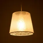 GLOBOSTAR® CONEY 203-0069 Μοντέρνο Κρεμαστό Φωτιστικό Οροφής με Ντουί 1 x E27 AC 220-240V IP20 - Λευκό - Μ26 x Π26 x Υ25cm - Image 3