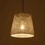 GLOBOSTAR® CONEY 203-0070 Μοντέρνο Κρεμαστό Φωτιστικό Οροφής με Ντουί 1 x E27 AC 220-240V IP20 - Γκρι - Μ26 x Π26 x Υ25cm - Image 3