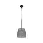 GLOBOSTAR® CONEY 203-0070 Μοντέρνο Κρεμαστό Φωτιστικό Οροφής με Ντουί 1 x E27 AC 220-240V IP20 - Γκρι - Μ26 x Π26 x Υ25cm - Image 4