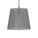 GLOBOSTAR® CONEY 203-0070 Μοντέρνο Κρεμαστό Φωτιστικό Οροφής με Ντουί 1 x E27 AC 220-240V IP20 - Γκρι - Μ26 x Π26 x Υ25cm - Image 5