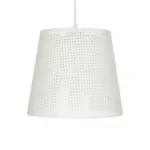 GLOBOSTAR® CONEY 203-0071 Μοντέρνο Κρεμαστό Φωτιστικό Οροφής με Ντουί 1 x E27 AC 220-240V IP20 - Λευκό - Μ26 x Π26 x Υ25cm - Image 5