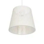 GLOBOSTAR® CONEY 203-0071 Μοντέρνο Κρεμαστό Φωτιστικό Οροφής με Ντουί 1 x E27 AC 220-240V IP20 - Λευκό - Μ26 x Π26 x Υ25cm - Image 6