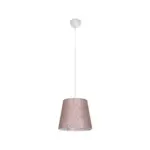 GLOBOSTAR® CONEY 203-0072 Μοντέρνο Κρεμαστό Φωτιστικό Οροφής με Ντουί 1 x E27 AC 220-240V IP20 - Ροζ - Μ26 x Π26 x Υ25cm - Image 4