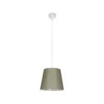 GLOBOSTAR® CONEY 203-0074 Μοντέρνο Κρεμαστό Φωτιστικό Οροφής με Ντουί 1 x E27 AC 220-240V IP20 - Λαδί - Μ26 x Π26 x Υ25cm - Image 4