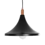 GLOBOSTAR® BELFRY 203-0077 Μοντέρνο Κρεμαστό Φωτιστικό Οροφής με Ντουί 1 x E27 AC 220-240V IP20 - Μαύρο & Χρυσό - Μ29.5 x Π29.5 x Υ22cm - Image 5