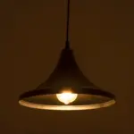 GLOBOSTAR® BELFRY 203-0079 Μοντέρνο Κρεμαστό Φωτιστικό Οροφής με Ντουί 1 x E27 AC 220-240V IP20 - Λεύκο - Μ29.5 x Π29.5 x Υ21cm - Image 3