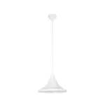 GLOBOSTAR® BELFRY 203-0079 Μοντέρνο Κρεμαστό Φωτιστικό Οροφής με Ντουί 1 x E27 AC 220-240V IP20 - Λεύκο - Μ29.5 x Π29.5 x Υ21cm - Image 4