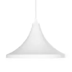 GLOBOSTAR® BELFRY 203-0079 Μοντέρνο Κρεμαστό Φωτιστικό Οροφής με Ντουί 1 x E27 AC 220-240V IP20 - Λεύκο - Μ29.5 x Π29.5 x Υ21cm - Image 5