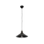 GLOBOSTAR® FERRO 203-0082 Μοντέρνο Κρεμαστό Φωτιστικό Οροφής με Ντουί 1 x E27 AC 220-240V IP20 - Μαύρο & Μπρούτζινο - Μ30 x Π30 x Υ15cm - Image 4