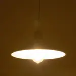 GLOBOSTAR® FERRO 203-0085 Μοντέρνο Κρεμαστό Φωτιστικό Οροφής με Ντουί 1 x E27 AC 220-240V IP20 - Λευκό - Μ30 x Π30 x Υ15cm - Image 3