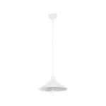 GLOBOSTAR® FERRO 203-0085 Μοντέρνο Κρεμαστό Φωτιστικό Οροφής με Ντουί 1 x E27 AC 220-240V IP20 - Λευκό - Μ30 x Π30 x Υ15cm - Image 4