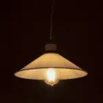 GLOBOSTAR® FERRO 203-0087 Μοντέρνο Κρεμαστό Φωτιστικό Οροφής με Ντουί 1 x E27 AC 220-240V IP20 - Λευκό - Μ30 x Π30 x Υ15cm - Image 3