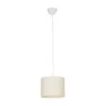 GLOBOSTAR® BLAZE 203-0106 Μοντέρνο Κρεμαστό Φωτιστικό Οροφής με Ντουί 1 x E27 AC 220-240V IP20 - Μπεζ - Μ22 x Π22 x Υ20cm - Image 4