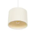 GLOBOSTAR® BLAZE 203-0106 Μοντέρνο Κρεμαστό Φωτιστικό Οροφής με Ντουί 1 x E27 AC 220-240V IP20 - Μπεζ - Μ22 x Π22 x Υ20cm - Image 6