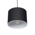GLOBOSTAR® BLAZE 203-0109 Μοντέρνο Κρεμαστό Φωτιστικό Οροφής με Ντουί 1 x E27 AC 220-240V IP20 - Μαύρο - Μ22 x Π22 x Υ20cm - Image 6