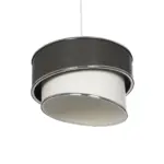GLOBOSTAR® SONIA 203-0116 Μοντέρνο Κρεμαστό Φωτιστικό Οροφής με Ντουί 1 x E27 AC 220-240V IP20 - Γκρι & Λευκό - Μ30 x Π30 x Υ24cm - Image 6