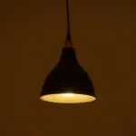 GLOBOSTAR® RADE 203-0124 Μοντέρνο Κρεμαστό Φωτιστικό Οροφής με Ντουί 1 x E27 AC 220-240V IP20 - Μαύρο & Χάλκινο - Μ18.5 x Π18.5 x Υ23cm - Image 3