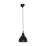 GLOBOSTAR® RADE 203-0124 Μοντέρνο Κρεμαστό Φωτιστικό Οροφής με Ντουί 1 x E27 AC 220-240V IP20 - Μαύρο & Χάλκινο - Μ18.5 x Π18.5 x Υ23cm - Image 4