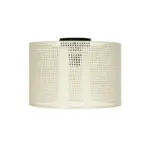 GLOBOSTAR® CILIO 203-0150 Μοντέρνο Φωτιστικό Οροφής με Ντουί 1 x E27 AC 220-240V IP20 - Λευκό - Μ30 x Π30 x Υ22cm - Image 4