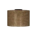 GLOBOSTAR® CILIO 203-0151 Μοντέρνο Φωτιστικό Οροφής με Ντουί 1 x E27 AC 220-240V IP20 - Καφέ - Μ30 x Π30 x Υ22cm - Image 4