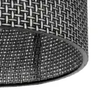 GLOBOSTAR® CILIO 203-0152 Μοντέρνο Φωτιστικό Οροφής με Ντουί 1 x E27 AC 220-240V IP20 - Μαύρο - Μ30 x Π30 x Υ22cm - Image 6