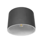 GLOBOSTAR® CILIO 203-0153 Μοντέρνο Φωτιστικό Οροφής με Ντουί 1 x E27 AC 220-240V IP20 - Γκρι - Μ30 x Π30 x Υ22cm - Image 5
