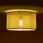 GLOBOSTAR® CILIO 203-0155 Μοντέρνο Φωτιστικό Οροφής με Ντουί 1 x E27 AC 220-240V IP20 - Λευκό - Μ38 x Π38 x Υ23cm - Image 3