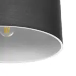 GLOBOSTAR® CILIO 203-0158 Μοντέρνο Φωτιστικό Οροφής με Ντουί 1 x E27 AC 220-240V IP20 - Γκρι - Μ38 x Π38 x Υ23cm - Image 6