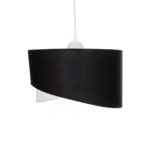 GLOBOSTAR® LILI 203-0176 Μοντέρνο Κρεμαστό Φωτιστικό Οροφής με Ντουί 1 x E27 AC 220-240V IP20 - Μαύρο & Λευκό - Μ30 x Π30 x Υ22cm - Image 5