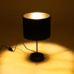 GLOBOSTAR® WIZ 203-0178 Μοντέρνο Επιτραπέζιο Φωτιστικό Πορτατίφ με Ντουί 1 x E27 AC 220-240V IP20 - Μαύρο - Μ22 x Π22 x Υ36.5cm - Image 3