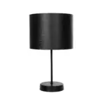 GLOBOSTAR® WIZ 203-0178 Μοντέρνο Επιτραπέζιο Φωτιστικό Πορτατίφ με Ντουί 1 x E27 AC 220-240V IP20 - Μαύρο - Μ22 x Π22 x Υ36.5cm - Image 4