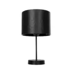 GLOBOSTAR® WIZ 203-0178 Μοντέρνο Επιτραπέζιο Φωτιστικό Πορτατίφ με Ντουί 1 x E27 AC 220-240V IP20 - Μαύρο - Μ22 x Π22 x Υ36.5cm - Image 5