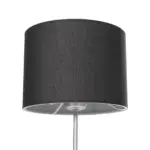 GLOBOSTAR® WIZ 203-0179 Μοντέρνο Επιτραπέζιο Φωτιστικό Πορτατίφ με Ντουί 1 x E27 AC 220-240V IP20 - Ασημί & Γκρι - Μ22 x Π22 x Υ36.5cm - Image 6